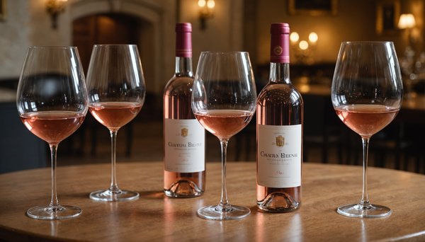 Dégustation des vins rosés emblématiques du château de berne